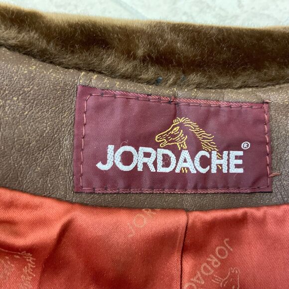 Vintage JORDACHE FAUX FUR Coat WOMEN’S SIZE L LOGO Lined Pockets USA - Picture 6 of 14